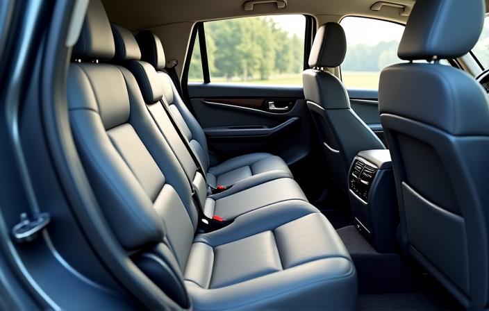 Immaculate and detailed SUV interior