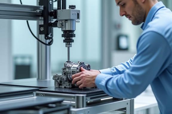 Qualitätskontrolle mit einem 3D-Messarm